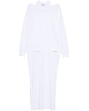 DARKPARK Milla Layered Sweater And Dress Set - White