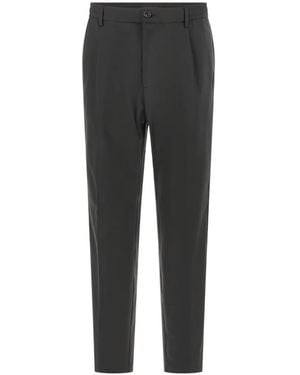 Cruna Pantalon Mitte À Plis - Black