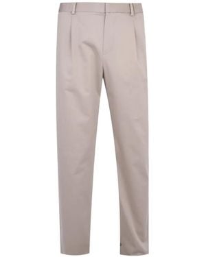 Agnona Pleated Trousers - Grey