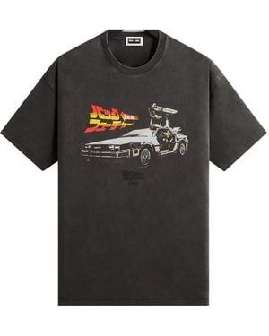 Kith X Back To The Future Delorean T-Shirt - Black