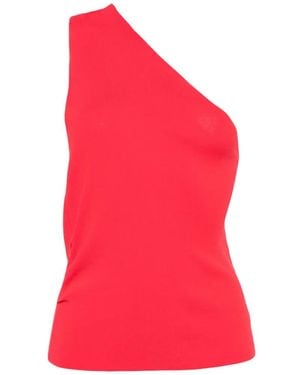 ViCOLO One-Shoulder Backless Top - Red