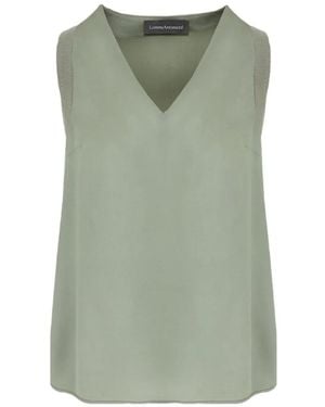 Lorena Antoniazzi Mouwloze Top - Groen