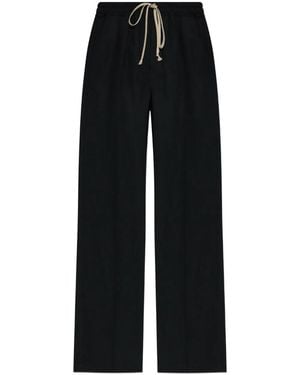 Rick Owens Hose mit Kordelzug - Schwarz