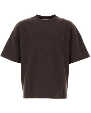 Carhartt Lambert Logo-Embroidered T-Shirt - Black