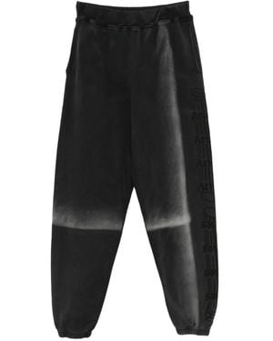 Aries Sunbleached Column Track Trousers - Black