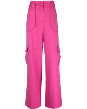 Fabiana Filippi Wide-Leg Cargo Trousers - Pink