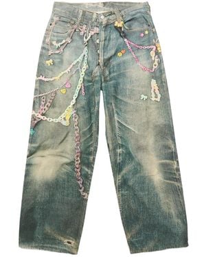 Acne Studios ワイドジーンズ - ブルー
