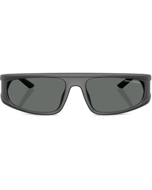 ARMANI EXCHANGE Geometric-Frame Sunglasses - Grey