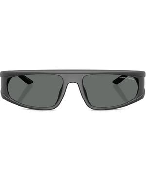 ARMANI EXCHANGE ジオメトリックフレーム サングラス - グレー