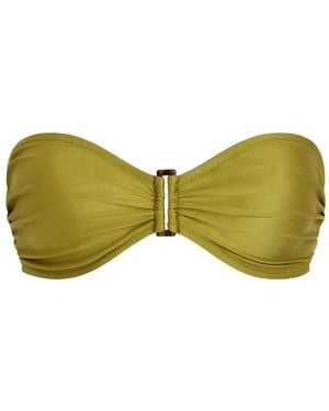 Vilebrequin Back-Clasp Ring Bikini Top - Green