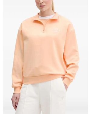 Guess Sweatshirt Mit Reißverschluss - Orange