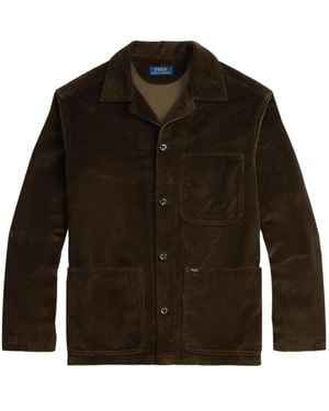 Polo Ralph Lauren Corduroy Long-Sleeve Shirt Jacket - Brown