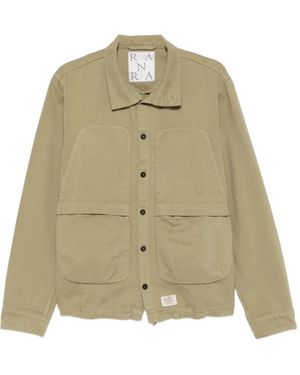 RANRA Button-Fastening Flap-Pocket Jacket - Natural