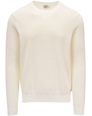 Faherty Sweatshirt aus Bio-Baumwolle - Weiß