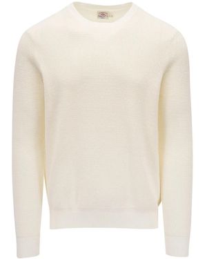 Faherty Sunwashed Crew-Neck Jumper - White