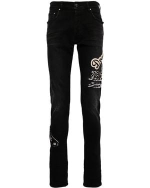 Amiri ミッドライズ スキニージーンズ - ブラック