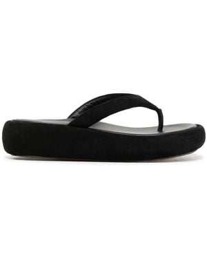 Ilio Smeraldo Geraldine Chunky Flat Sandals - Black