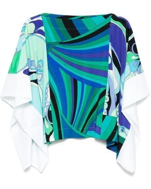 Emilio Pucci Printed blouse - Blau