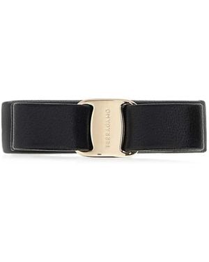 Ferragamo Vara Bow Hair Clip - White