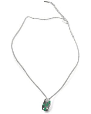 COMPLETEDWORKS Cobblestones Resin-Stone Necklace - Metallic