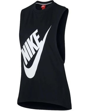 Nike Gym Vintage トップ - ブラック