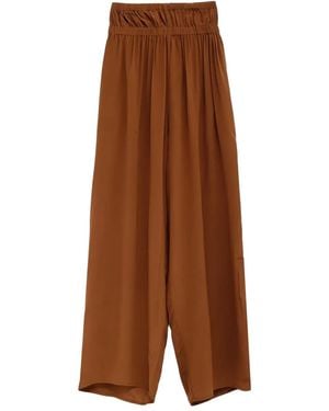 Baserange Tin Elasticated Trousers - Brown