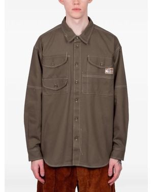 STORY mfg. Harvest Pocket Shirt - Brown