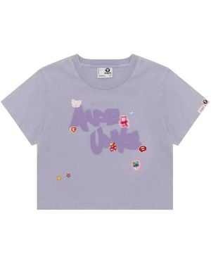 Aape By A Bathing Ape Cotton T-Shirt - Purple