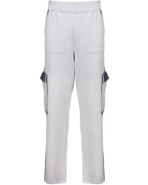 Atomo Factory Printed Track Trousers - Grey