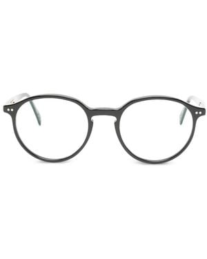 Lunor Brille Mit Rundem Gestell - Schwarz