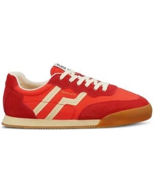 GANT Baskets Beylana À Rayures - Red