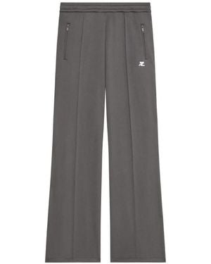 Courreges Tracksuit Interlock Pants - Gray