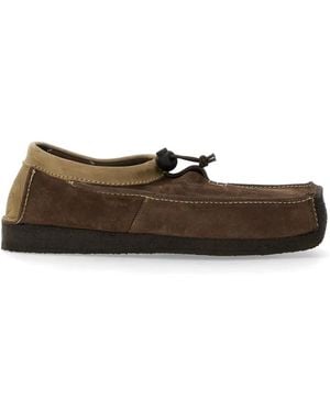 WOBURN WALK Suede Drawstring Loafers - Brown
