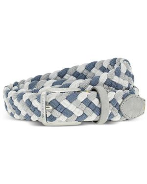 Paul & Shark Braided Belt - Blue