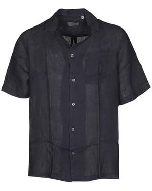 Altea Chest-Pocket Short-Sleeve Shirt - Blue