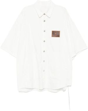 MASTERMIND WORLD Embroidered Shirt - White
