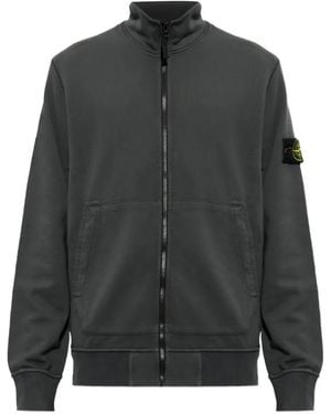Stone Island 6100063 Organic Cotton Fleece Jacket - Black