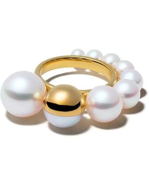Tasaki 18Kt M/G Shell Ring - White