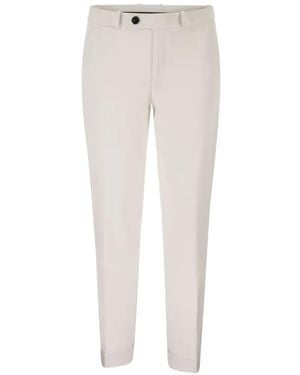 Rrd Surflex Cuffed-Hem Trousers - White