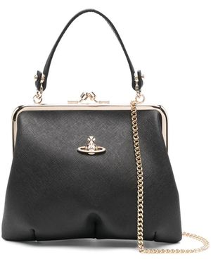 Vivienne Westwood Borsa Tote Granny Frame - Nero
