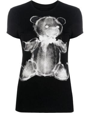 Philipp Plein Graphic-Print Short-Sleeve T-Shirt - Black