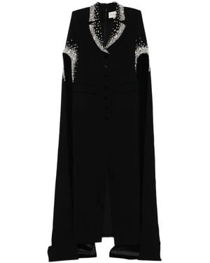 Jean Louis Sabaji Crystal-Embellished Tailored Maxi Dress - Black