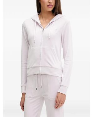 Juicy Couture Zip-Up Hoodie - White