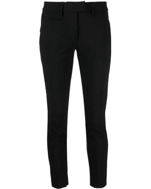 Dondup Contrast Four-Pocket Slim Pants - Black