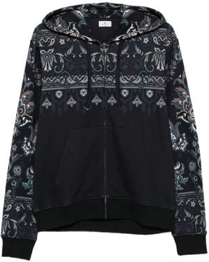 Etro Zipped Hoodie - Black