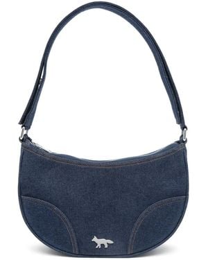 Maison Kitsuné Borsa A Spalla Boogie Moon - Blu