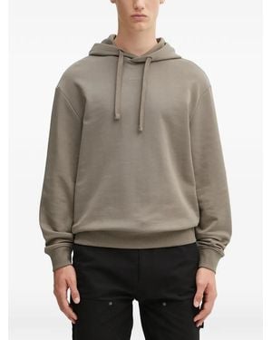 HUGO Hoodie À Détail De Logo - Gray