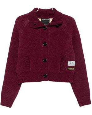 B.B. Wallace Hesse Button-Up Raglan-Sleeve Cardigan - Purple