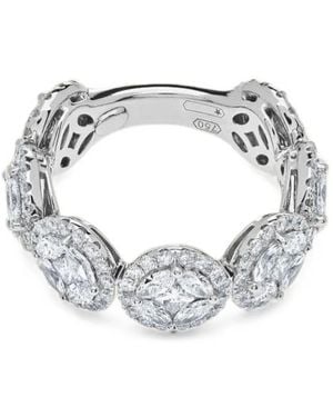 Jewels Aficionado Diamond Halo Ring - Metallic