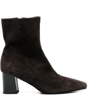 Linda Baumann Zip Ankle Boots - Black